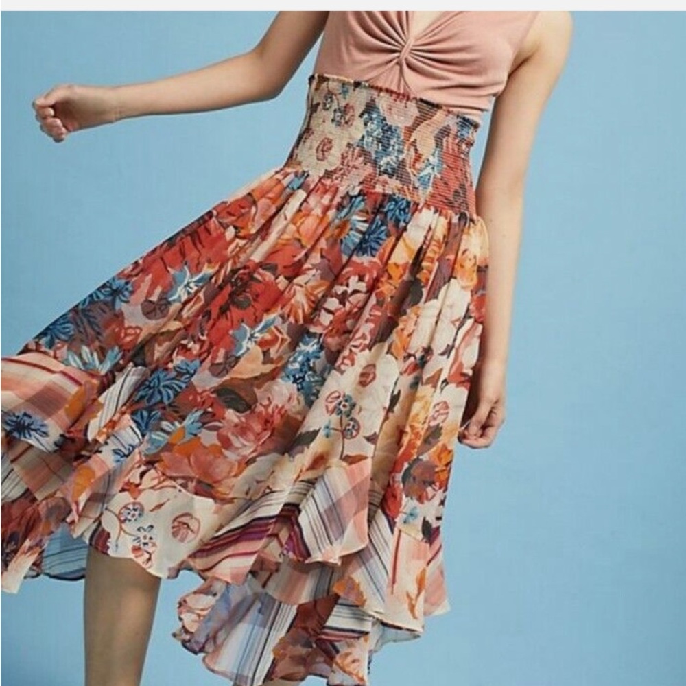 AKEMI + KIM Anthropologie Theola Midi Skirt - SM